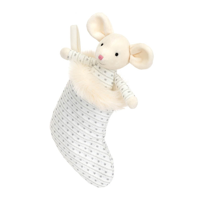 Jellycat Shimmer Stocking Mouse image 0