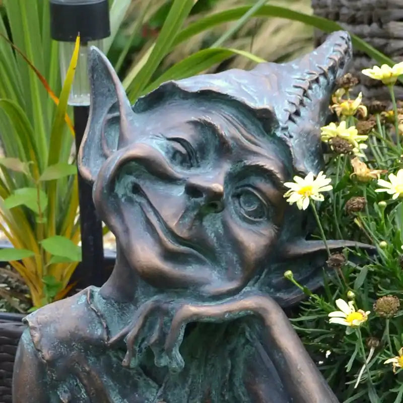 Home & Garden UK Pixie Sitting Garden Statue image 0