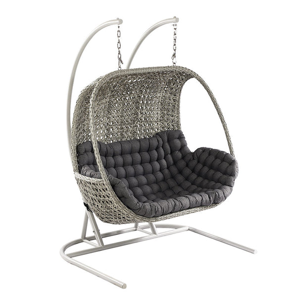 Hartman Heritage Double Hanging Egg Chair - Ash with Slate Cushion image 4