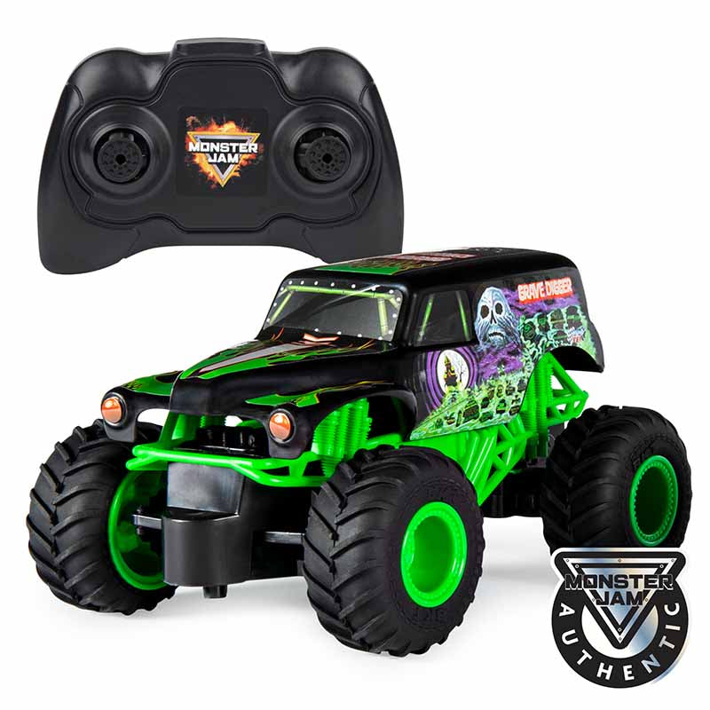 Monster Jam, Authentic Grave Digger RC, 1:24 Scale, 2.4 GHz, for Ages 4+ image 0