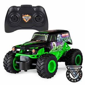 Monster Jam, Authentic Grave Digger RC, 1:24 Scale, 2.4 GHz, for Ages 4+ image 0
