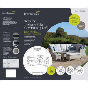 Bramblecrest Cover for Tetbury L-Shape Corner Sofa, Long Left image 1