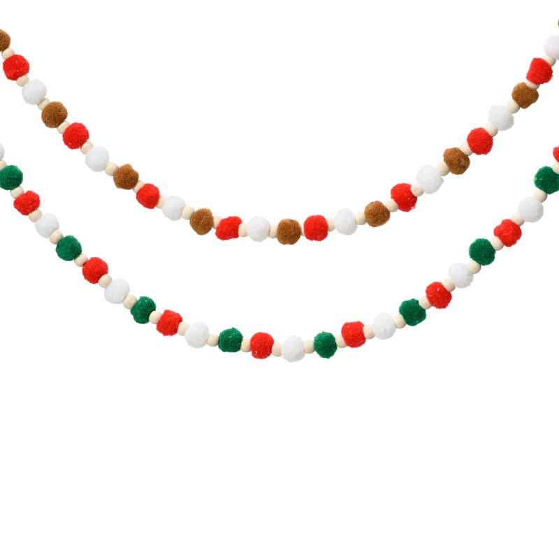 Decoris Pompom Garland (Assorted Designs) image 0