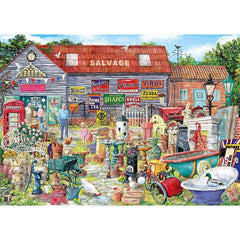 Gibsons Pots & Penny Farthings 1000 Piece Jigsaw Puzzle image 0