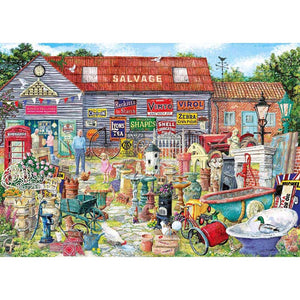 Gibsons Pots & Penny Farthings 1000 Piece Jigsaw Puzzle image 0