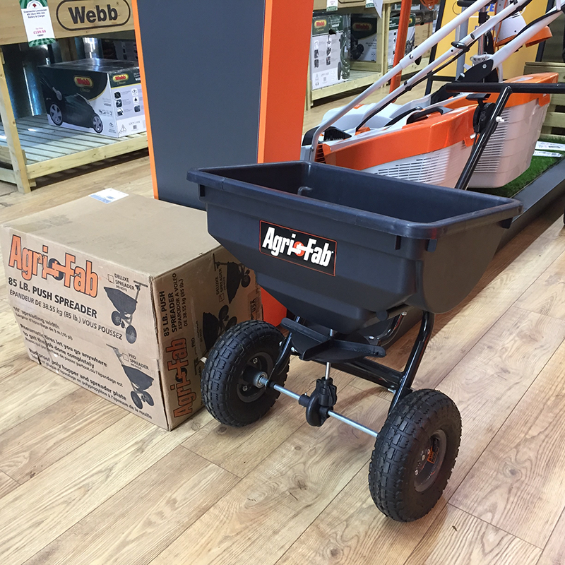 Agri-Fab Deluxe Push Spreader (38.5kg/85lb) image 0