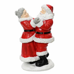Decoris Polyresin Dancing Mr &amp; Mrs Claus image 0