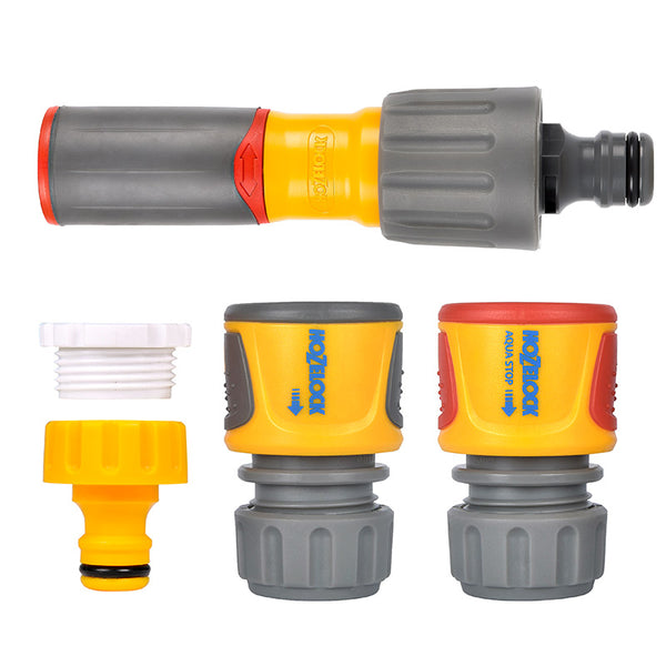 Hozelock 3-in-1 Nozzle & Fittings Starter Set image 1