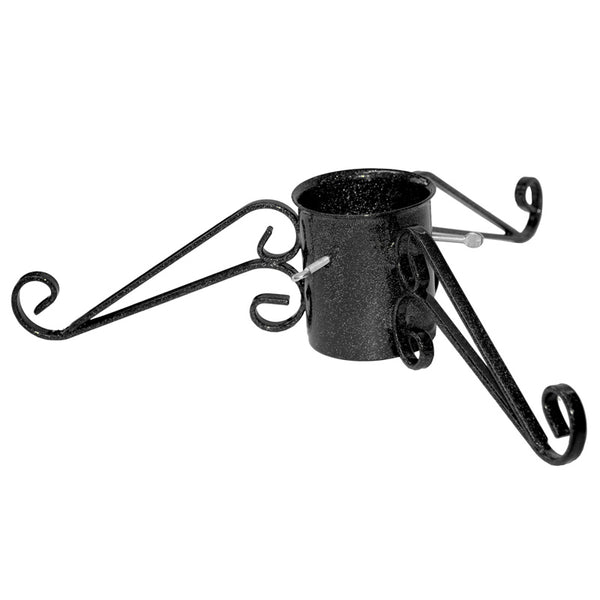 Tom Chambers Ornate Christmas Tree Stand - Black / Gold, 13cm image