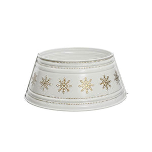 Everlands White Iron Tree Ring with Snowflakes image 2