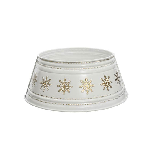 Everlands White Iron Tree Ring with Snowflakes image 2