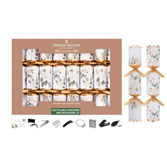 Harvey &amp; Mason 8 Premium Winter Floral Crackers image 0