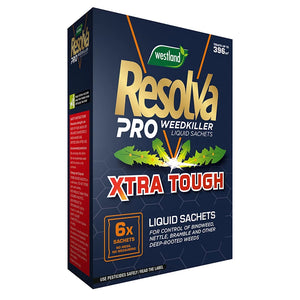 Westland Resolva Pro Weedkiller Xtra Tough Liquid Sachets (Pack of 6) image 0