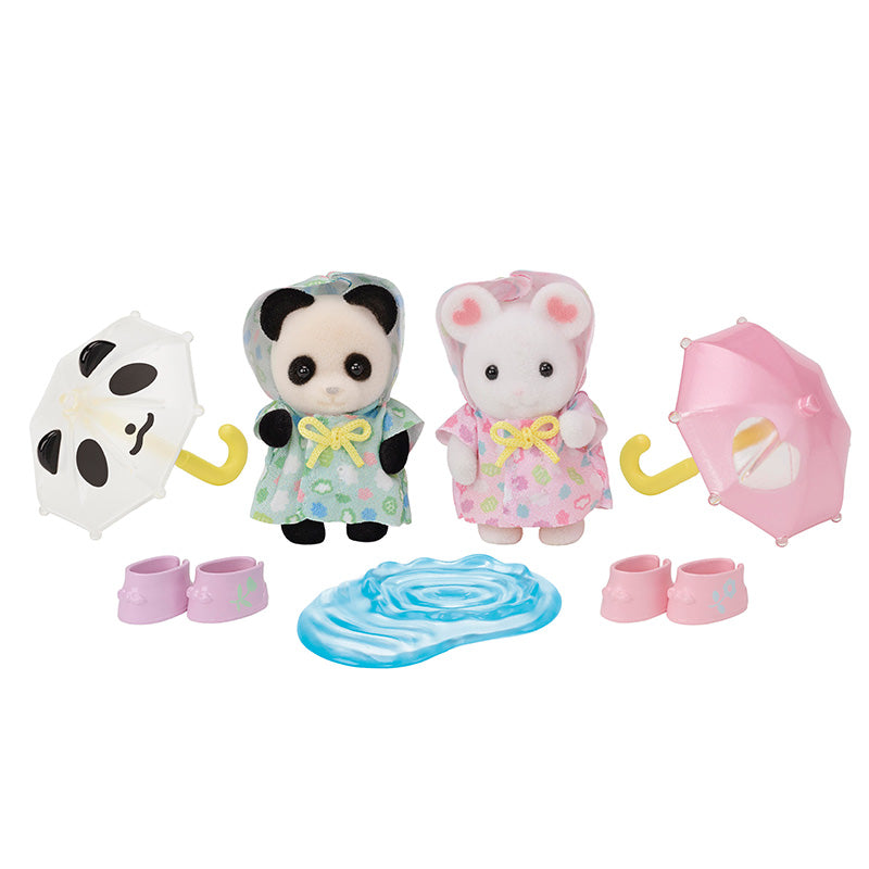 Sylvanian Families 'Nursery Friends - Rainy Day Duo' image 0