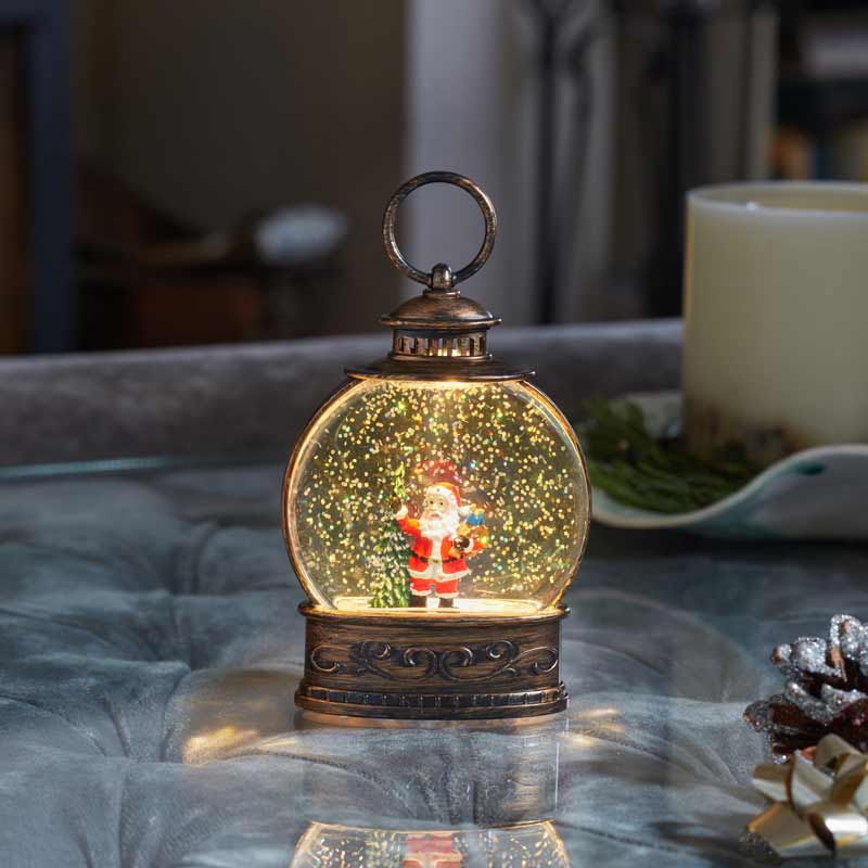 Three Kings SnowSwirl SantaDecor Lantern image 0