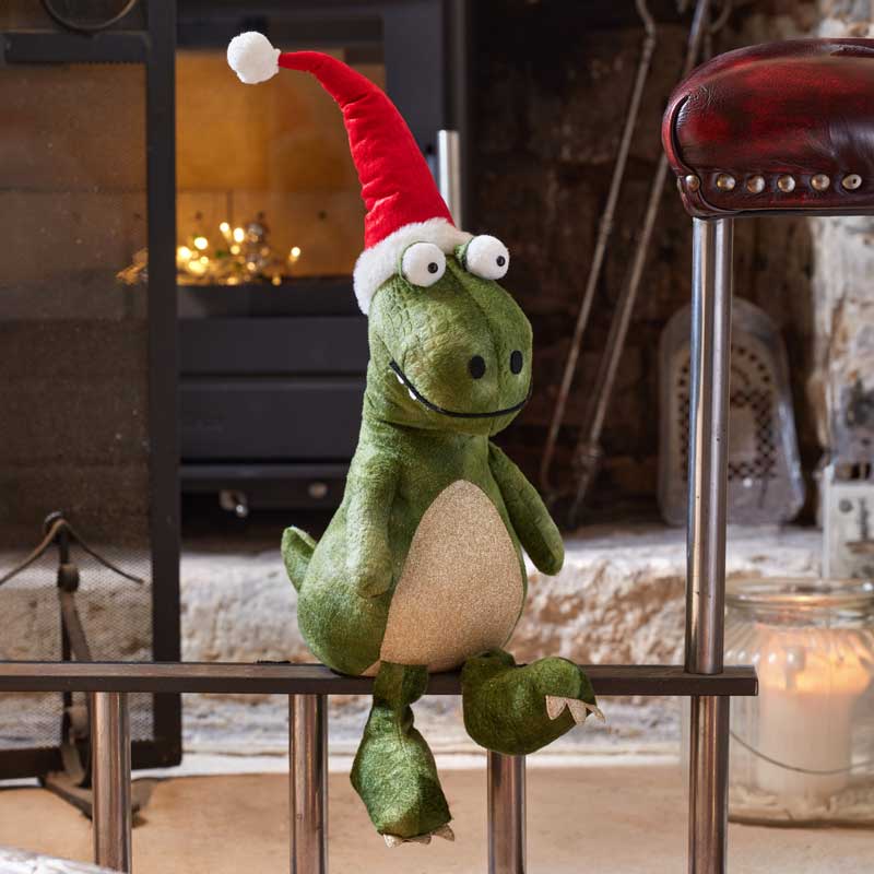 Three Kings Tyrone Rex Green Festive Dino image 0