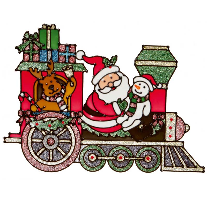 Premier Santa Train Window Sticker (Assorted Designs) image 0