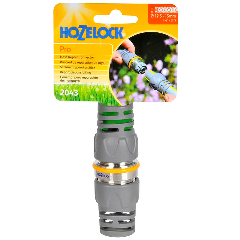 Hozelock Pro Metal Hose Repair Connector image 0