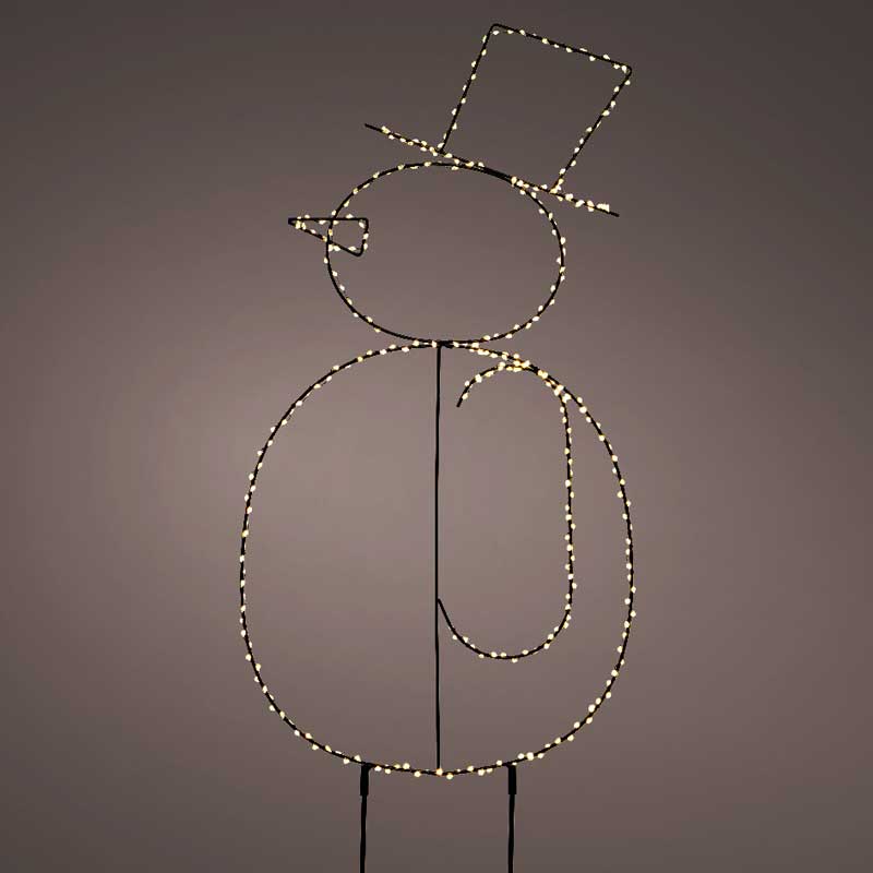 Lumineo Micro LED Snowman Stake Light image 0