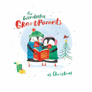 Woodmansterne Wonderful Grandparents Christmas Card image 0