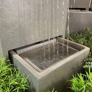 Planter Fountain Water Feature, 70cm Light Grey image 3