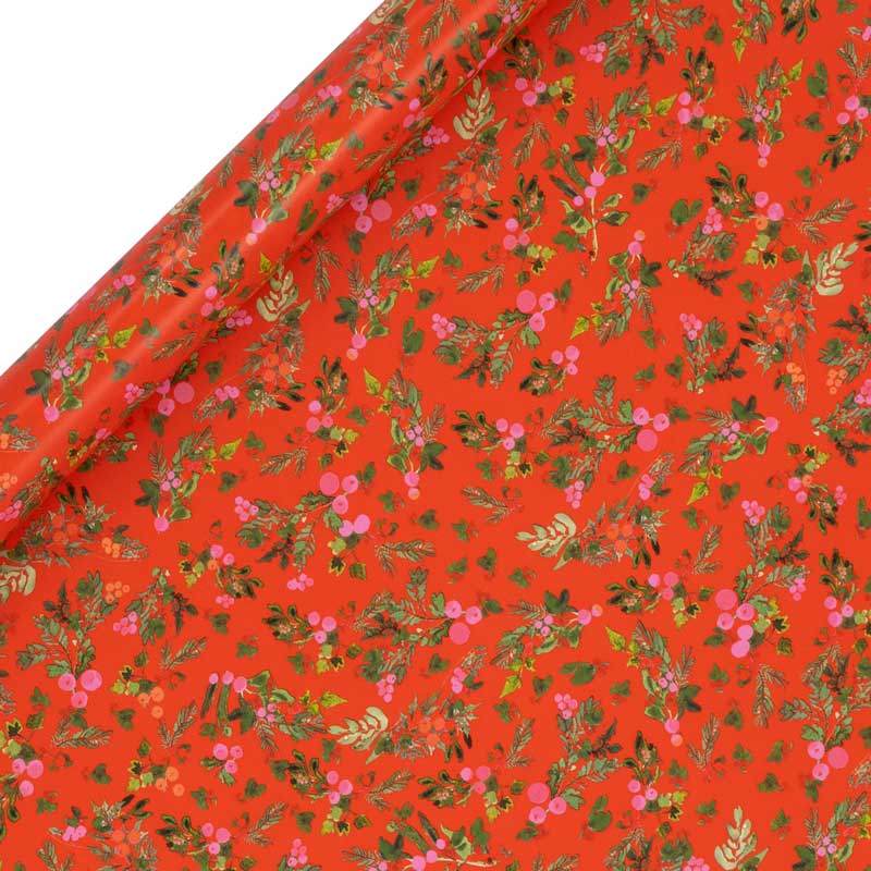 Glick Red Berries Gift Wrap (4m) image 0