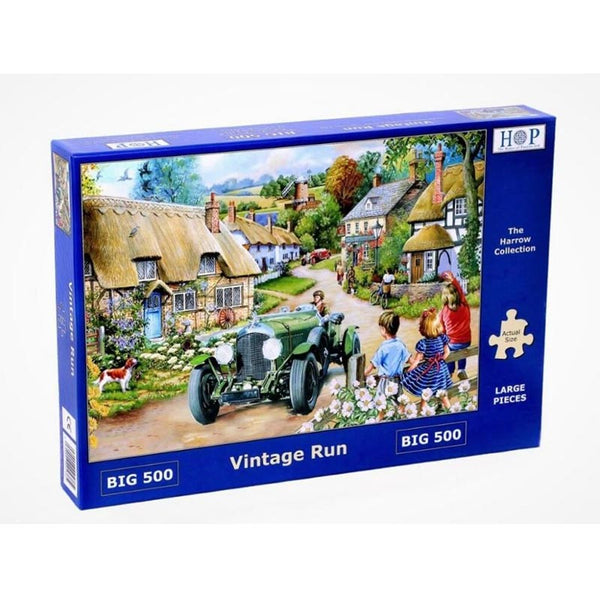 House of Puzzles Vintage Run Big 500 Piece Jigsaw Puzzle image 1