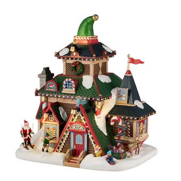 Lemax Elwood's Elf Lodge image 0