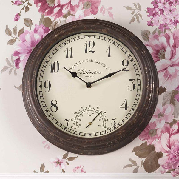 Bickerton Wall Clock and Thermometer image 1