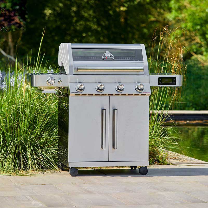 Grillstream Gourmet 4 Burner Hybrid Barbecue with Steak Shelf image 0