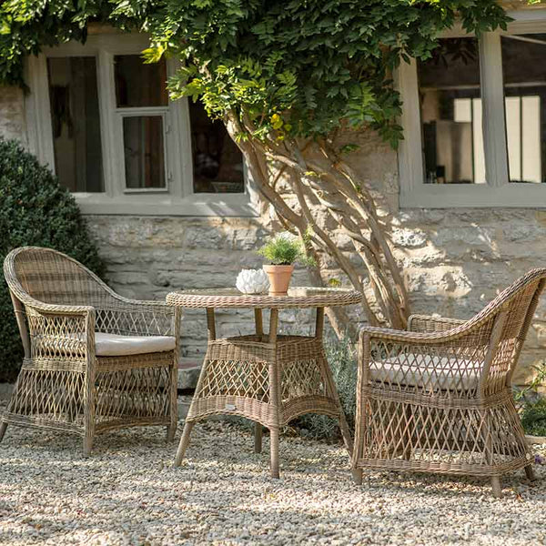 Bramblecrest RHS Rosemoor Rattan Bistro Set image 0