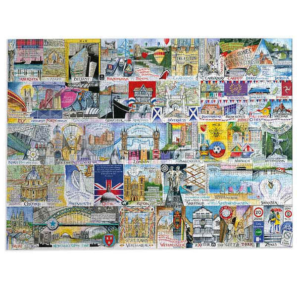 Gibsons Bright Lights & Big Cities 500 XL Piece Puzzle image 3