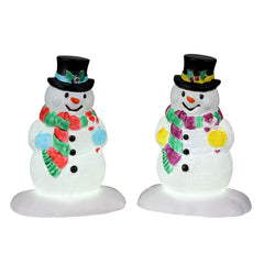 Lemax Holly Hat Snowman (Set of 2) image 0