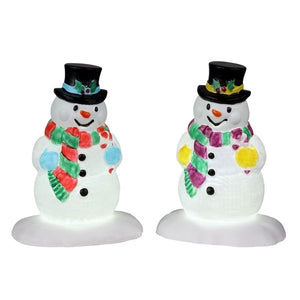 Lemax Holly Hat Snowman (Set of 2) image 0