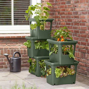 elho® Green Basics Stack & Grow Black image 6