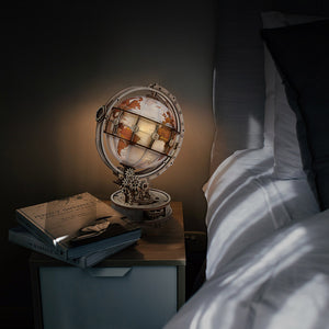 Robotime Luminous Globe 3D Wooden Puzzle image 3