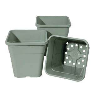 Garland 25cm Square 11-Litre Tom Pots (Pack of 3) - Sage Green image