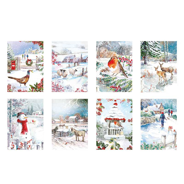 Ling Design Big Value Box - Snowy Christmas (Pack of 24) image 0