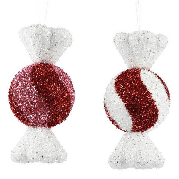 Decoris Foam Tinsel Candy Stripe Sweet (Assorted Designs) image 0