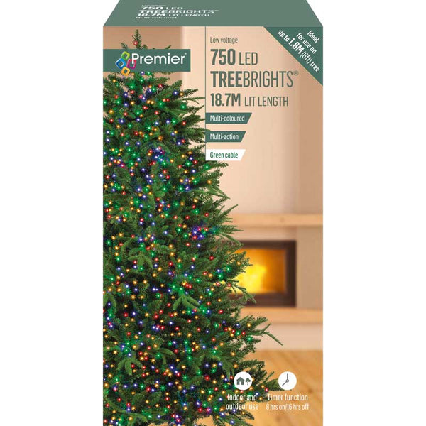 Premier 750 Multi-Action LED TREEBRIGHTS with Timer - Multi-Coloured image 1