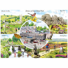 Gibsons Dartmoor & Exmoor 1000 Piece Puzzle image 0
