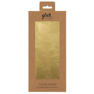 Glick Gold Tissue Paper (Pack of 4) image 0