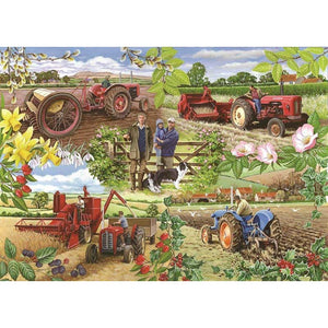 House of Puzzles Farming Year 1000 Piece Jigsaw Puzzle image 0