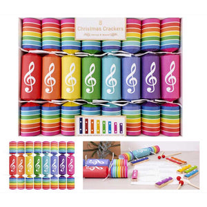 Harvey & Mason 8 Xylophone Christmas Crackers image 0