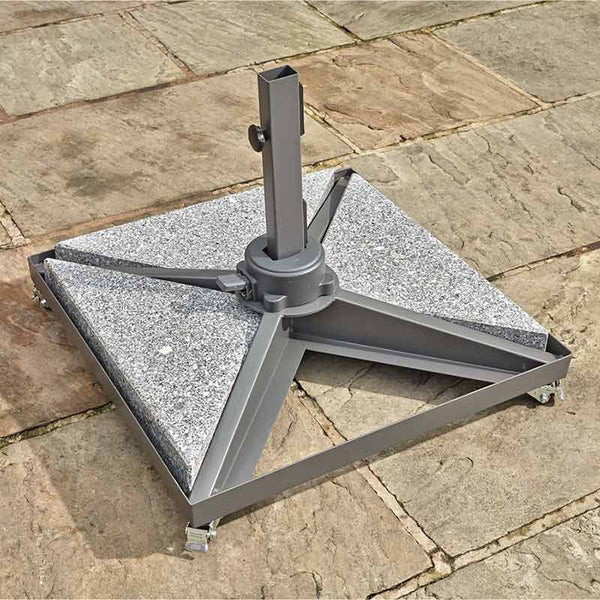 Bramblecrest Cantilever Parasol Base Frame with Wheels (Granite not included) image 1