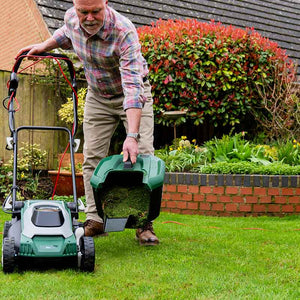 Webb Classic 33cm Electric Rotary Lawn Mower with Rear Roller image 3