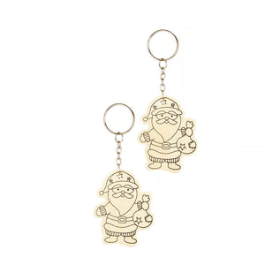 Premier Colour Your Own Wooden Keyrings (Assorted Designs) image 5