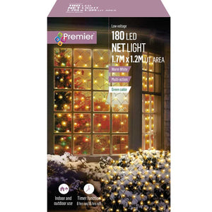 Premier 180 Multi-Action LED Net Lights - Warm White image 1