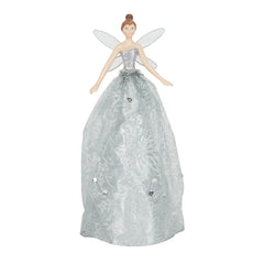 Gisela Graham Silver Tree Top Fairy image 0