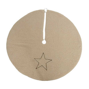 Neutral Tree Skirt with Star (Assorted Designs) image 2